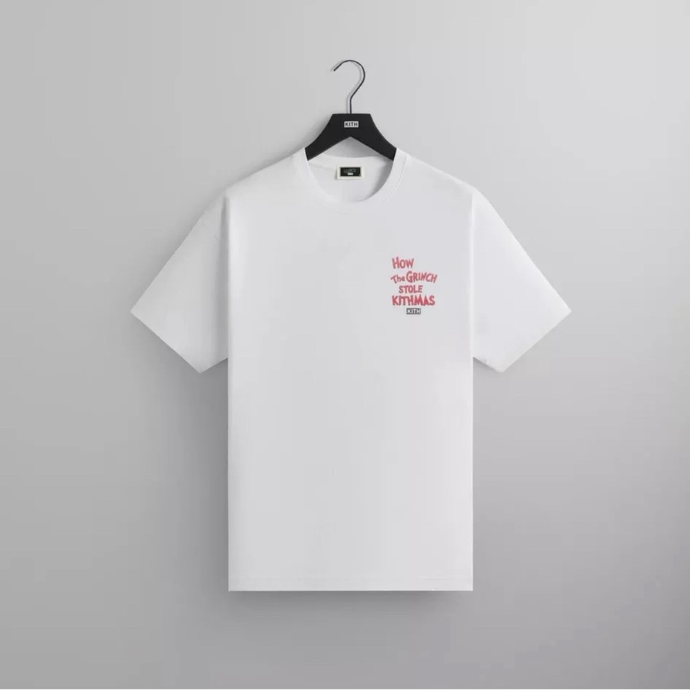 KITH for the Grinch Feastt vintage tee white Large READY TO SHIP
